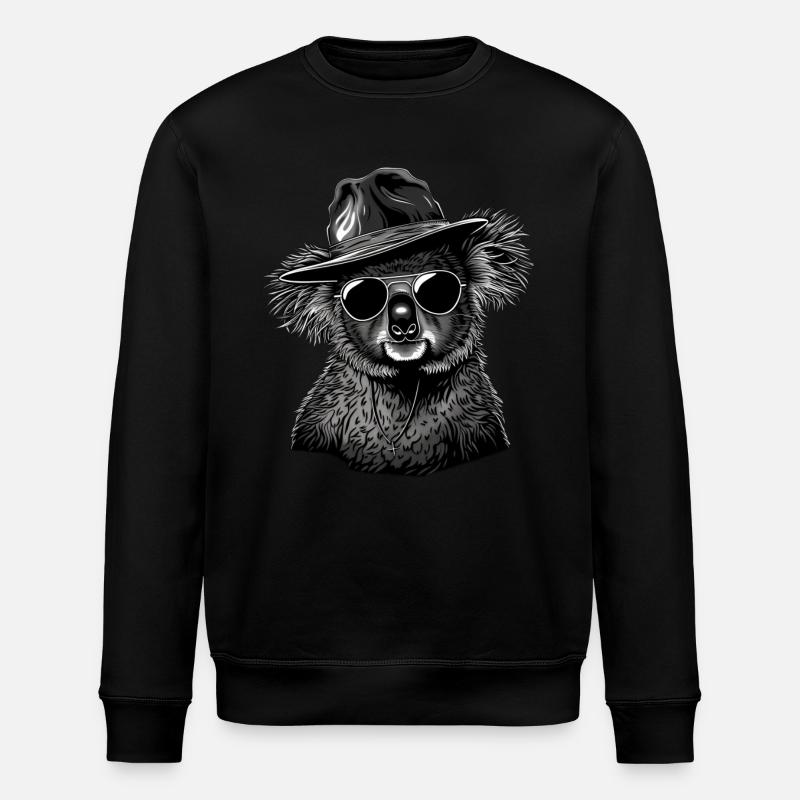 Koala - Sweat bio ROLLER Stanley/Stella Unisexe - noir