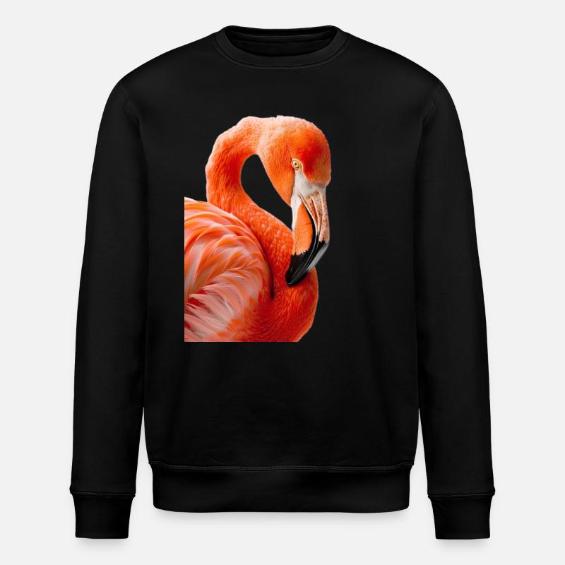 Flamingo - Stanley/Stella Unisex Bio-Sweatshirt ROLLER - Schwarz