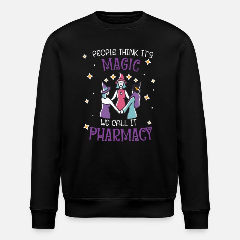 Pharmacie | Magie de la pharmacie - Sweat bio ROLLER Stanley/Stella Unisexe - noir