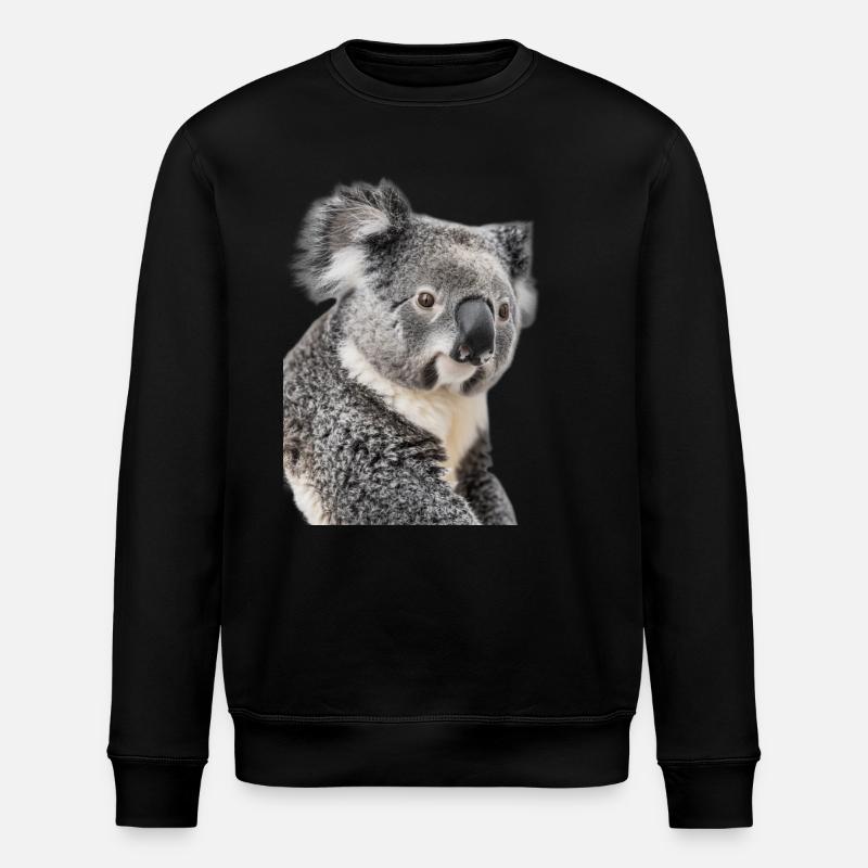 Koala - Stanley/Stella ROLLER Unisex Organic Sweatshirt - black