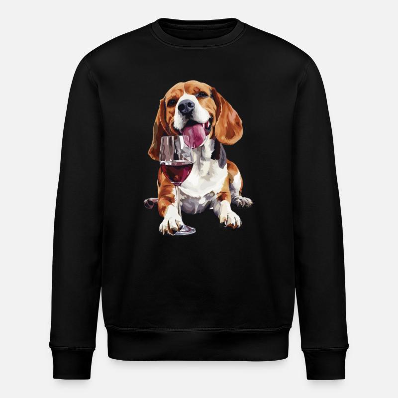 Beagle - Stanley/Stella Unisex Bio-Sweatshirt ROLLER - Schwarz