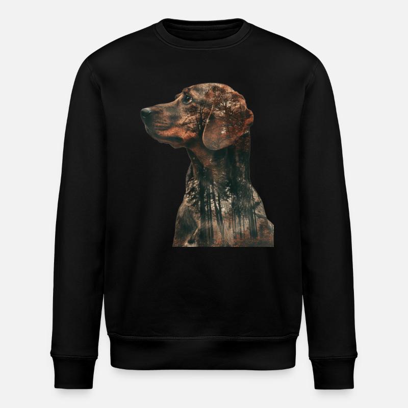 Beagle - Stanley/Stella Unisex Bio-Sweatshirt ROLLER - Schwarz