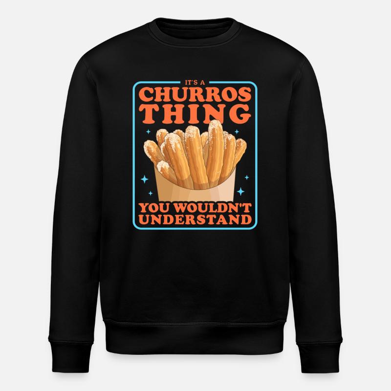 Churros Baker Churro Cadeaux - Sweat bio ROLLER Stanley/Stella Unisexe - noir