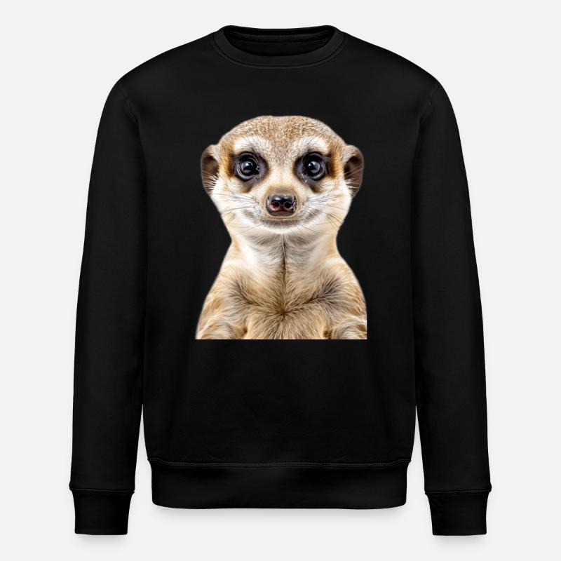 Erdmännchen - Stanley/Stella Unisex Bio-Sweatshirt ROLLER - Schwarz