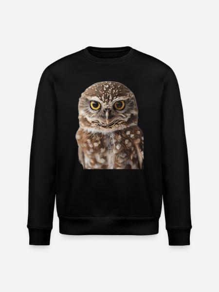 Eule - Stanley/Stella Unisex Bio-Sweatshirt ROLLER - Schwarz