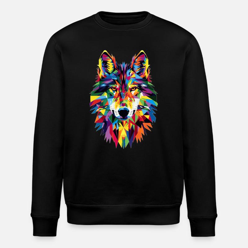 Loup - Sweat bio ROLLER Stanley/Stella Unisexe - noir