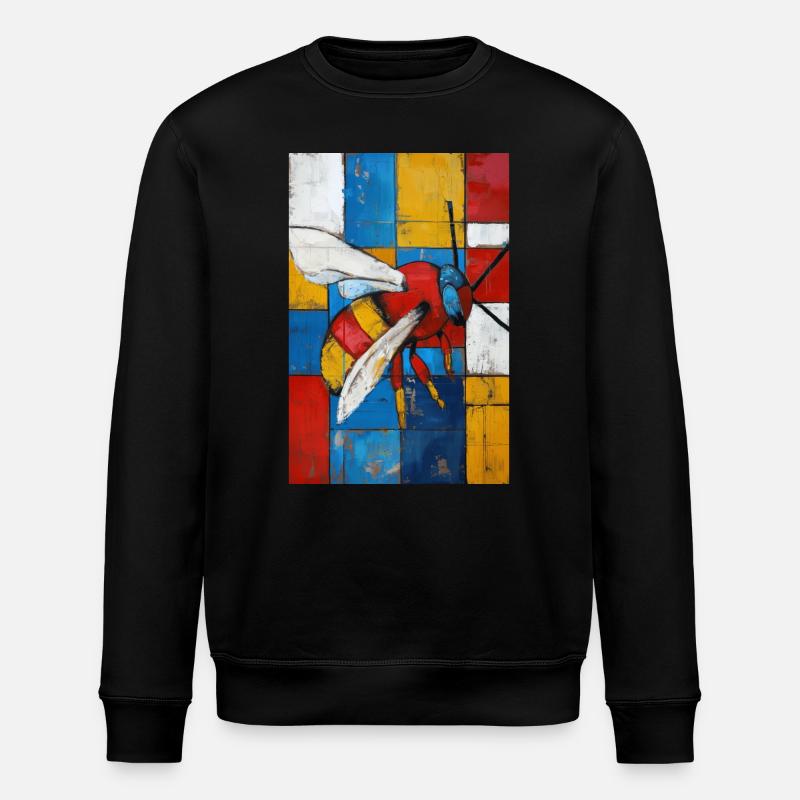 Biene - Stanley/Stella Unisex Bio-Sweatshirt ROLLER - Schwarz