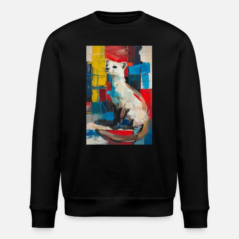 Hermine - Sweat bio ROLLER Stanley/Stella Unisexe - noir