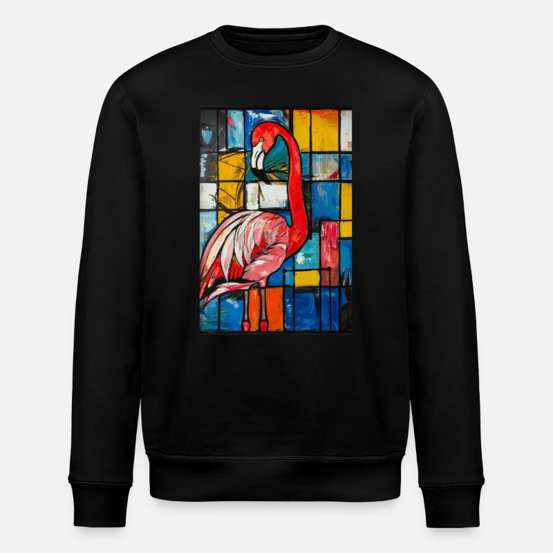 Flamant - Sweat bio ROLLER Stanley/Stella Unisexe - noir