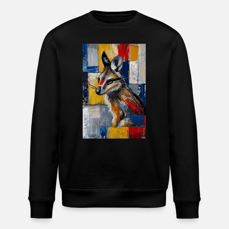 Tranquilizer Bomber - Stanley/Stella ROLLER Unisex Organic Sweatshirt - black