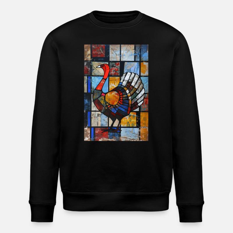 Truthahn - Stanley/Stella Unisex Bio-Sweatshirt ROLLER - Schwarz