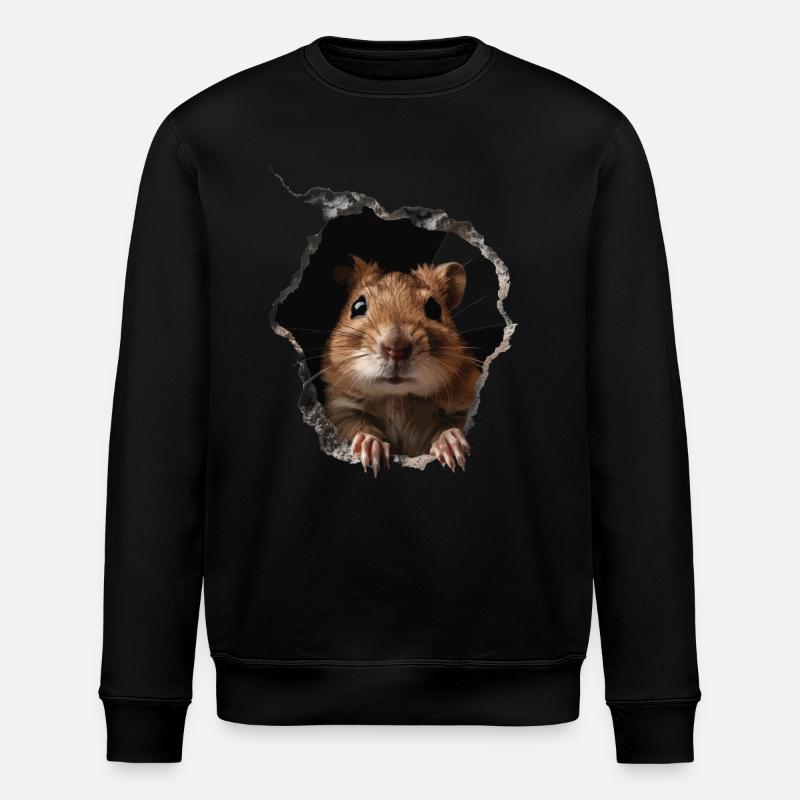 Agouti - Sweat bio ROLLER Stanley/Stella Unisexe - noir