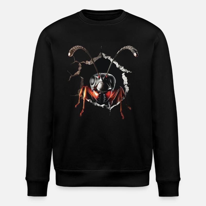 Ameise - Stanley/Stella Unisex Bio-Sweatshirt ROLLER - Schwarz