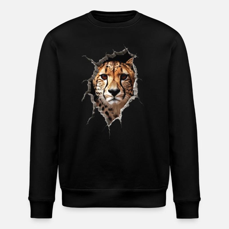 Guépard - Sweat bio ROLLER Stanley/Stella Unisexe - noir