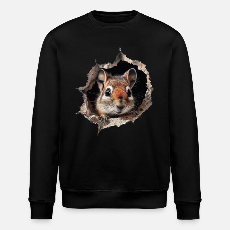 Tranquilizer Bomber - Stanley/Stella ROLLER Unisex Organic Sweatshirt - black