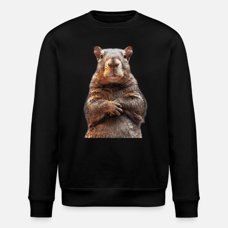 Agouti - Sweat bio ROLLER Stanley/Stella Unisexe - noir