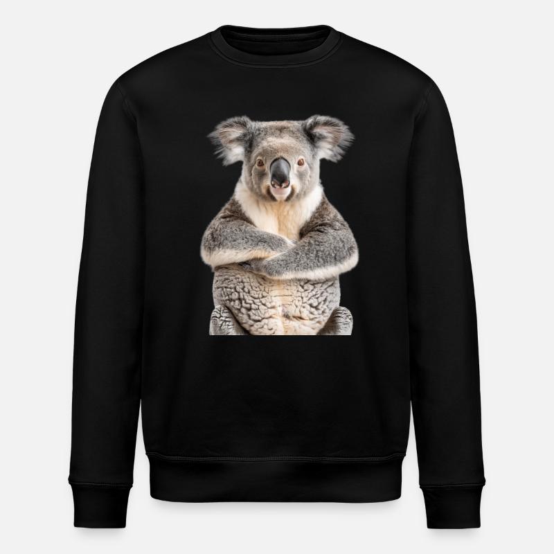 Koala - Sweat bio ROLLER Stanley/Stella Unisexe - noir