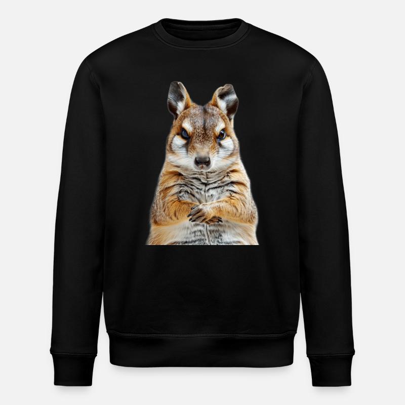 Tranquilizer Bomber - Stanley/Stella ROLLER Unisex Organic Sweatshirt - black