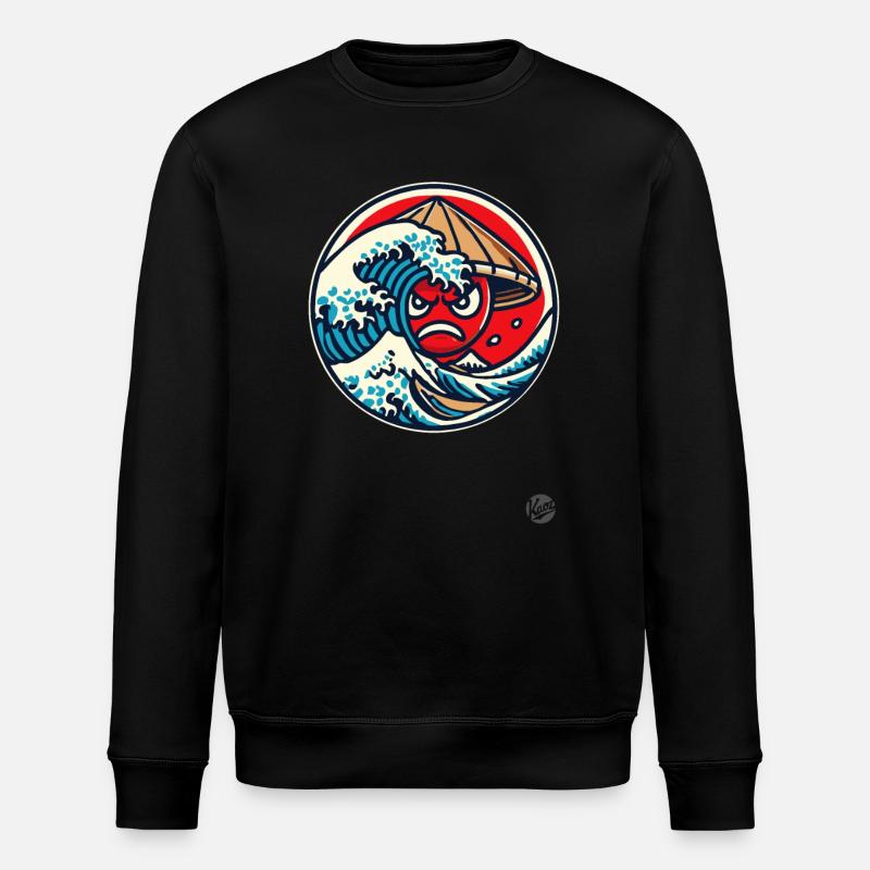 Kanagawa Madness, Japon - Sweat bio ROLLER Stanley/Stella Unisexe - noir