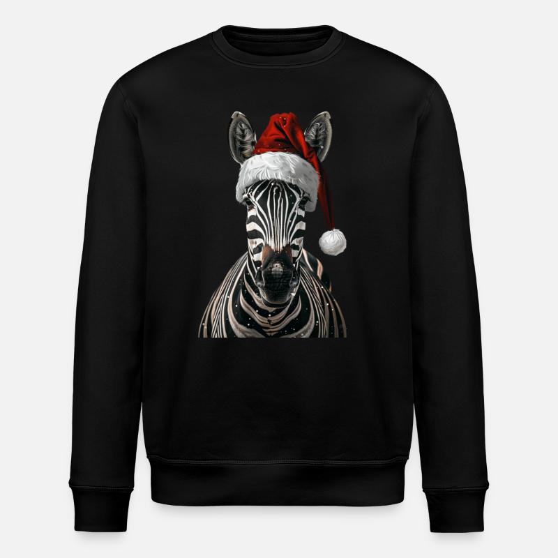 Zebra - Stanley/Stella Unisex Bio-Sweatshirt ROLLER - Schwarz