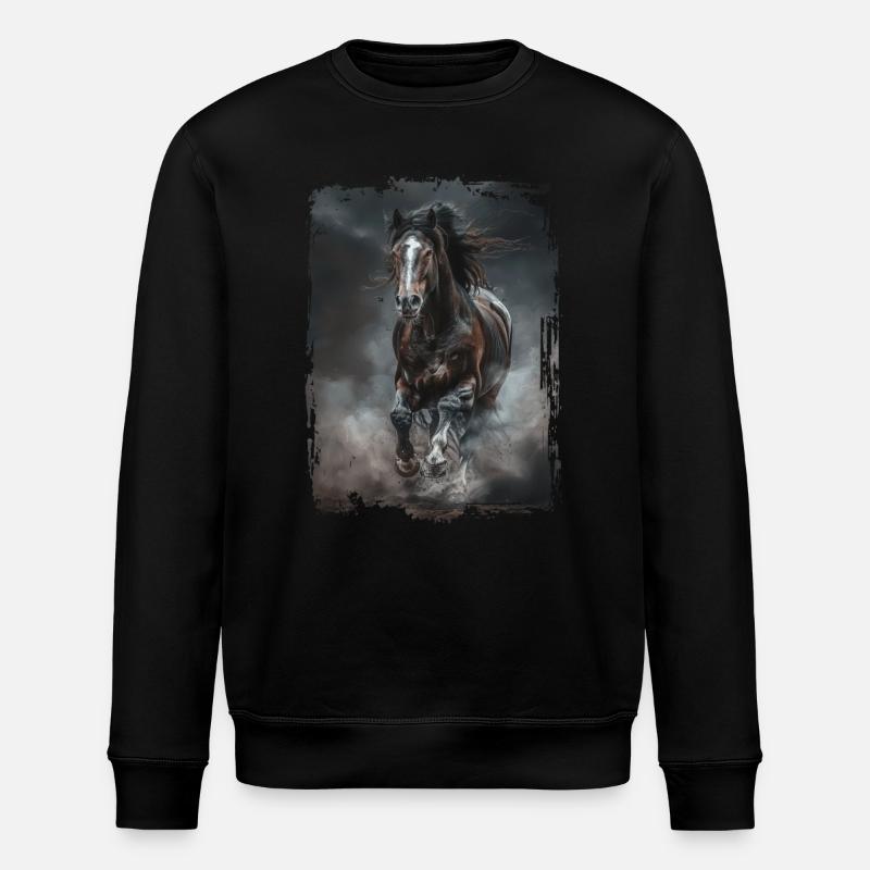 Clydesdale - Sweat bio ROLLER Stanley/Stella Unisexe - noir