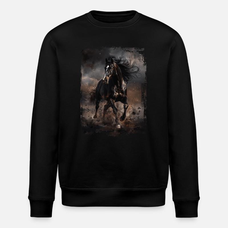 Morgan - Stanley/Stella Unisex Bio-Sweatshirt ROLLER - Schwarz