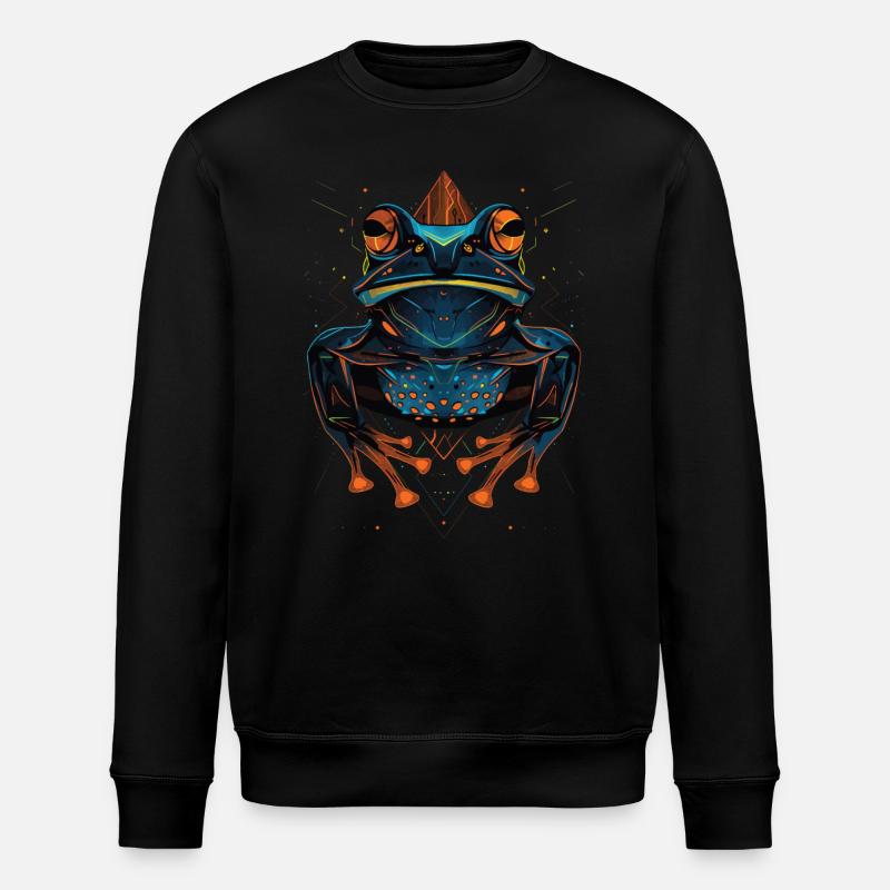 Frosch - Stanley/Stella Unisex Bio-Sweatshirt ROLLER - Schwarz