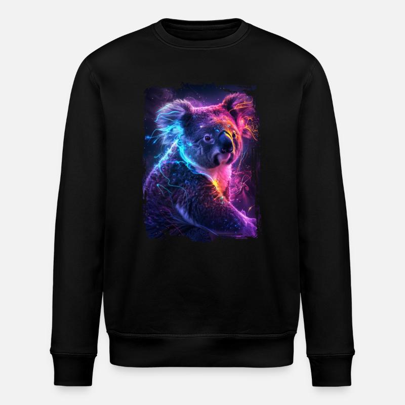 Koala - Sweat bio ROLLER Stanley/Stella Unisexe - noir