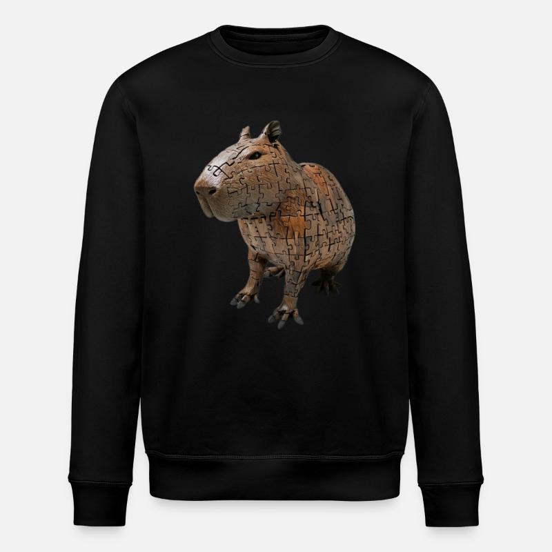 Capybara - Sweat bio ROLLER Stanley/Stella Unisexe - noir