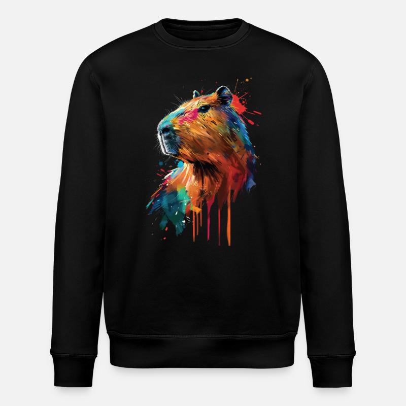 capybara - Sweat bio ROLLER Stanley/Stella Unisexe - noir