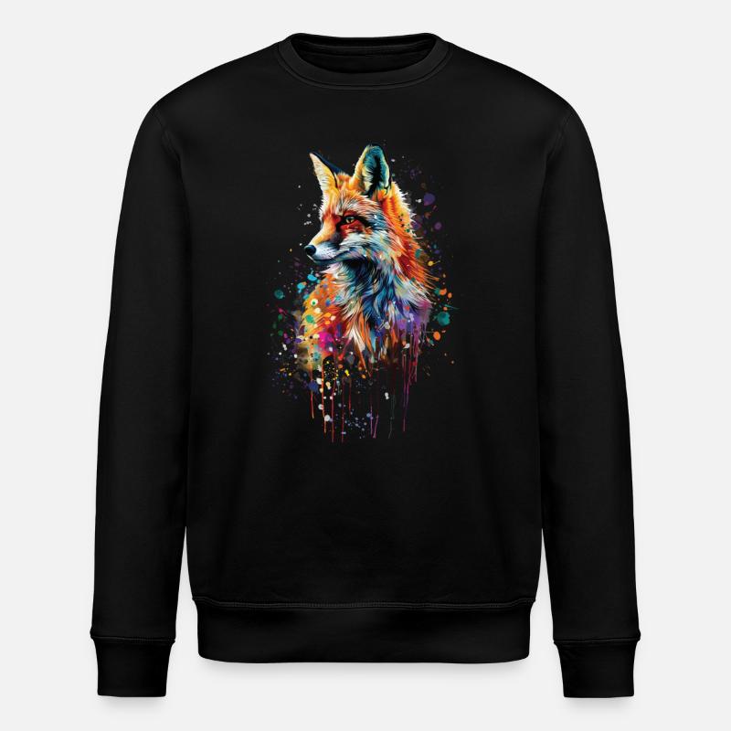 Fuchs - Stanley/Stella Unisex Bio-Sweatshirt ROLLER - Schwarz