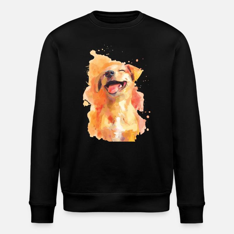 Hund - Stanley/Stella Unisex Bio-Sweatshirt ROLLER - Schwarz