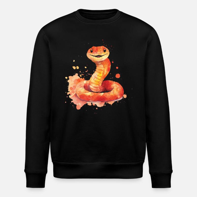 Serpent - Sweat bio ROLLER Stanley/Stella Unisexe - noir