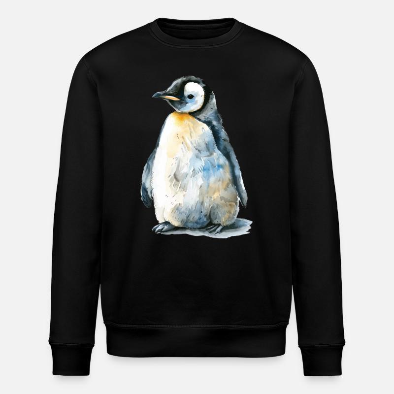 Penguin - Stanley/Stella ROLLER Unisex Organic Sweatshirt - black