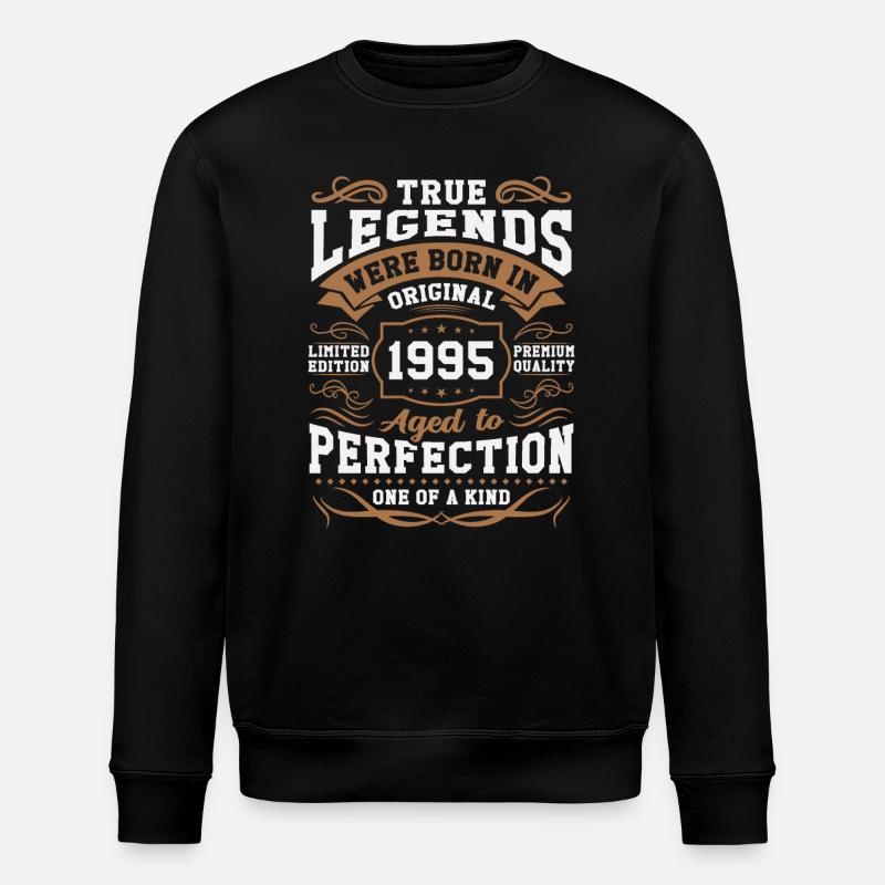 Légendes nées en 1995 - Sweat bio ROLLER Stanley/Stella Unisexe - noir