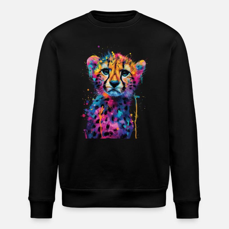 Guépard - Sweat bio ROLLER Stanley/Stella Unisexe - noir