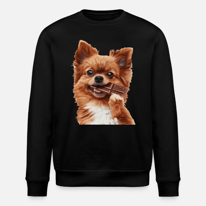 Hund - Stanley/Stella Unisex Bio-Sweatshirt ROLLER - Schwarz