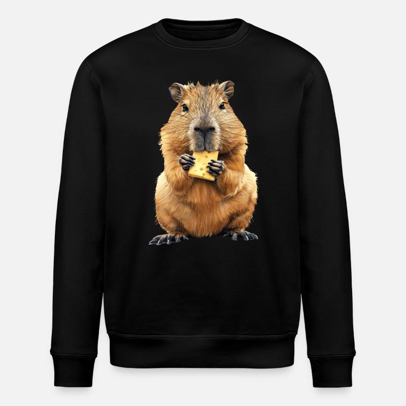 Wasserschwein - Stanley/Stella Unisex Bio-Sweatshirt ROLLER - Schwarz