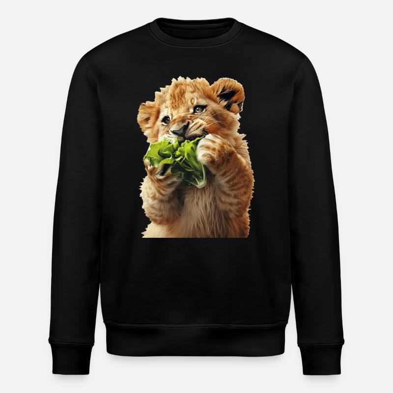 Löwe - Stanley/Stella Unisex Bio-Sweatshirt ROLLER - Schwarz