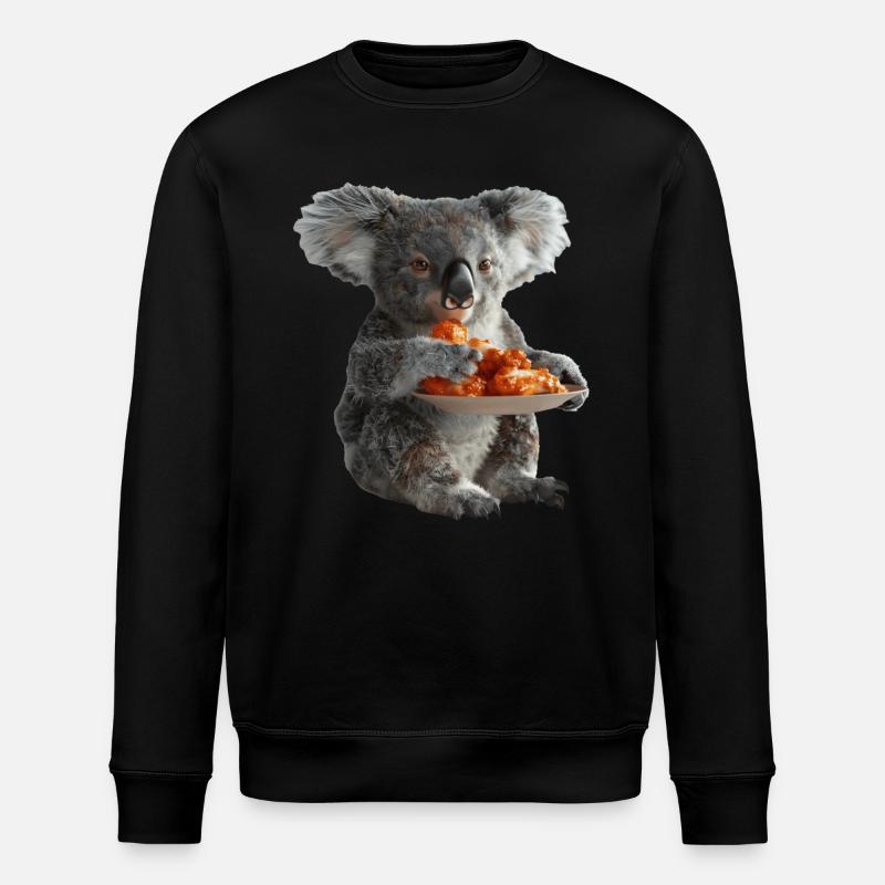 Koala - Stanley/Stella Unisex Bio-Sweatshirt ROLLER - Schwarz