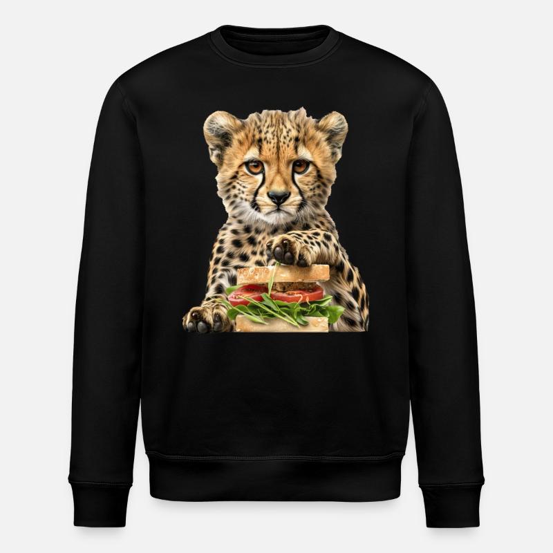 Guépard - Sweat bio ROLLER Stanley/Stella Unisexe - noir