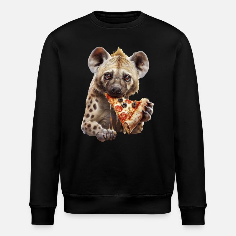 Hyäne - Stanley/Stella Unisex Bio-Sweatshirt ROLLER - Schwarz