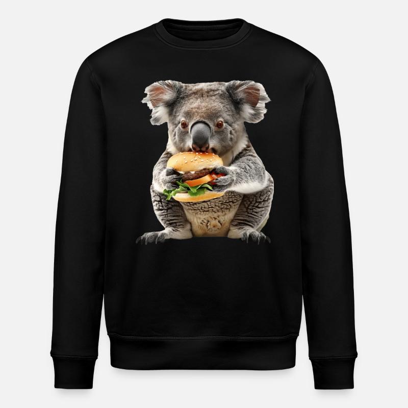 Koala - Stanley/Stella Unisex Bio-Sweatshirt ROLLER - Schwarz