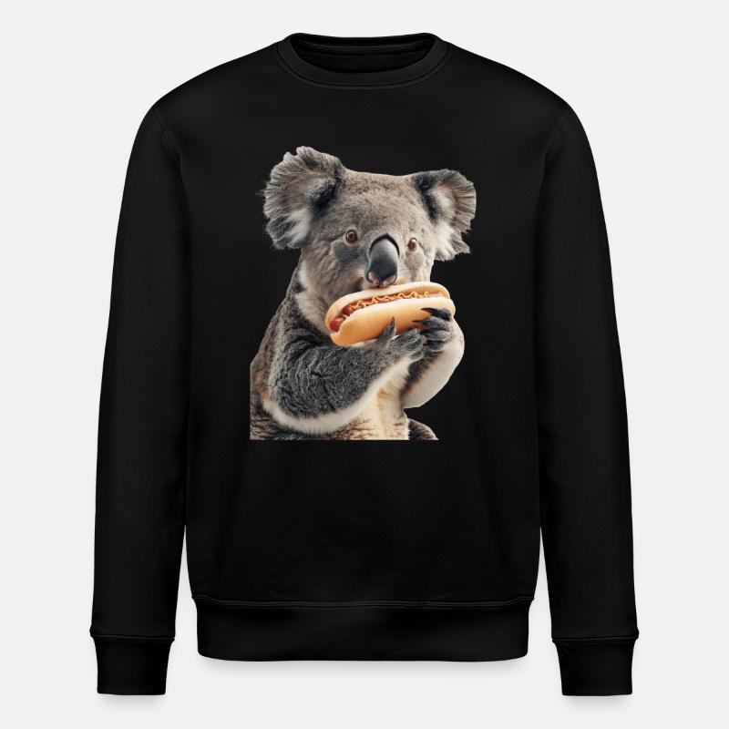 Koala - Stanley/Stella ROLLER Unisex Organic Sweatshirt - black