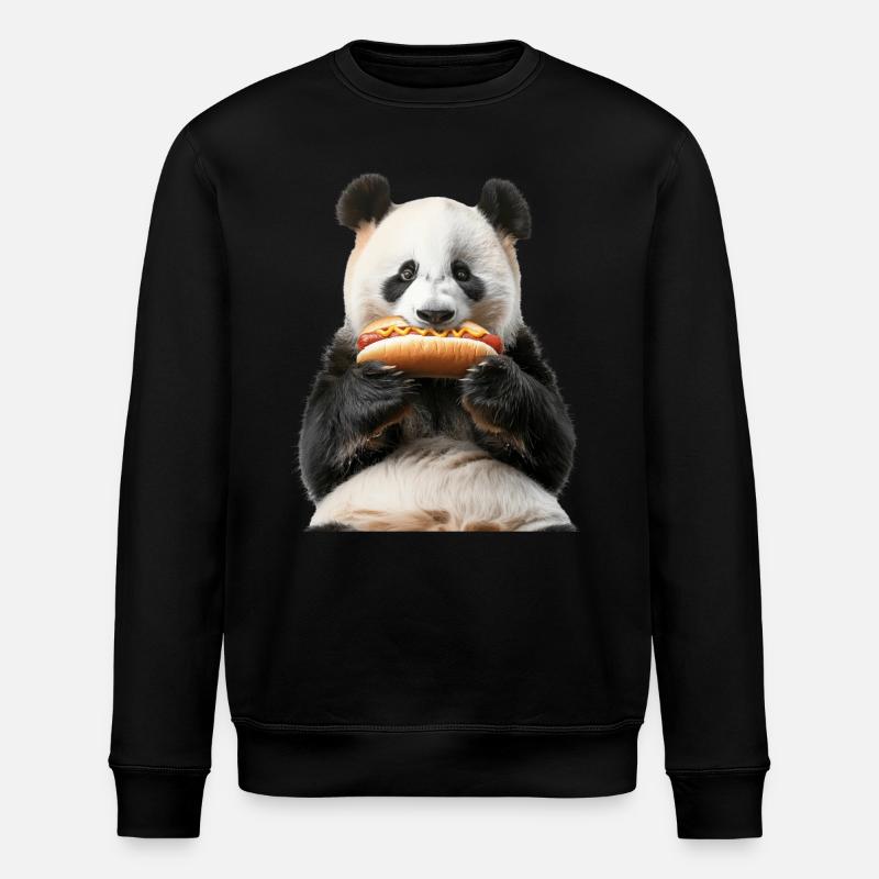 Panda - Sweat bio ROLLER Stanley/Stella Unisexe - noir