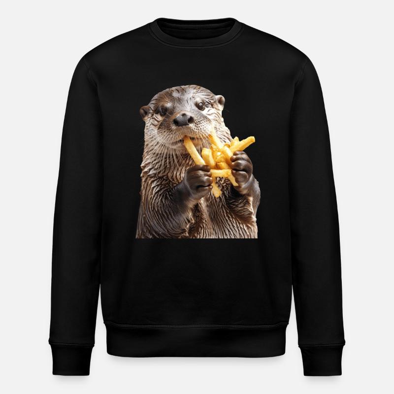 Otter - Stanley/Stella Unisex Bio-Sweatshirt ROLLER - Schwarz