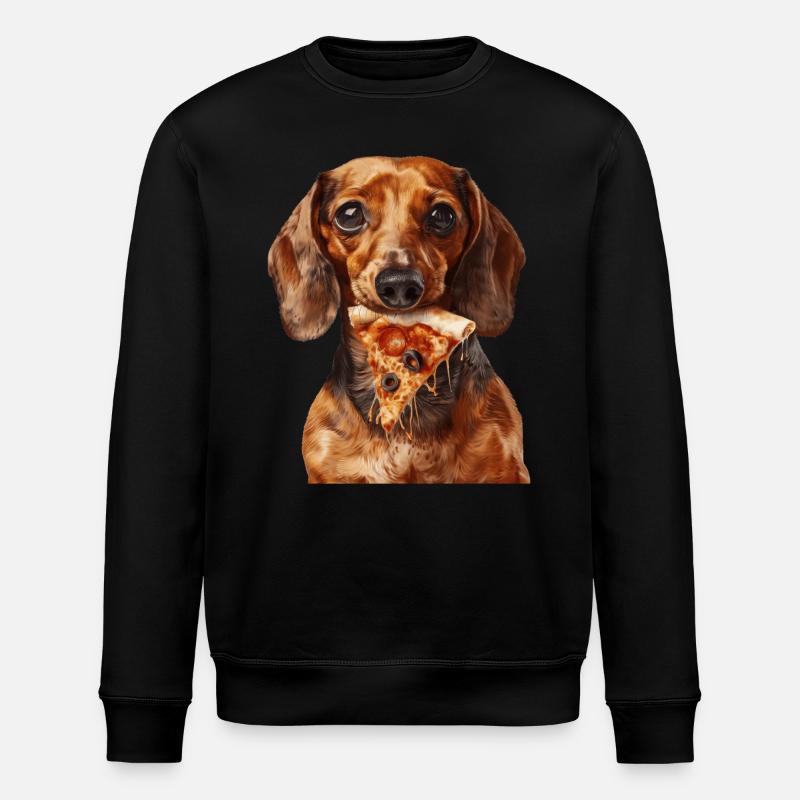 Dackel - Stanley/Stella Unisex Bio-Sweatshirt ROLLER - Schwarz