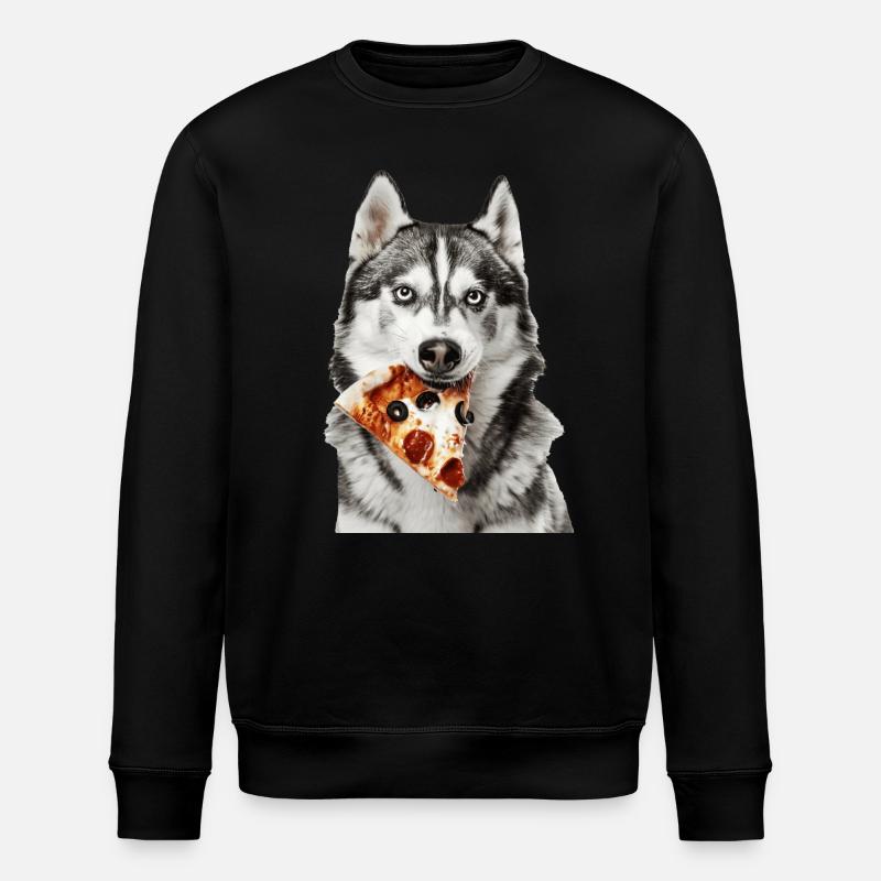 Husky sibérien - Sweat bio ROLLER Stanley/Stella Unisexe - noir