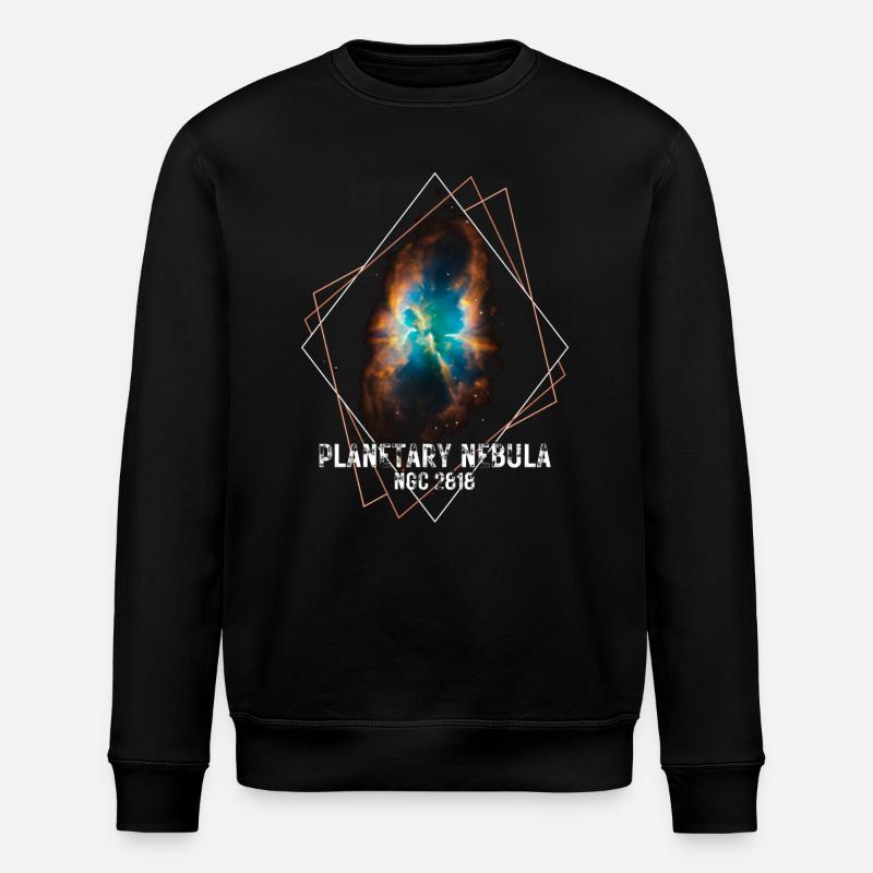 Planetarischer Nebel - Stanley/Stella Unisex Bio-Sweatshirt ROLLER - Schwarz