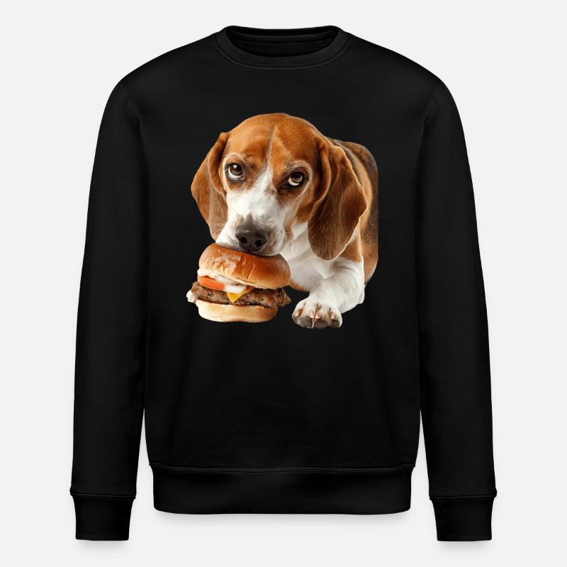 Beagle - Stanley/Stella Unisex Bio-Sweatshirt ROLLER - Schwarz